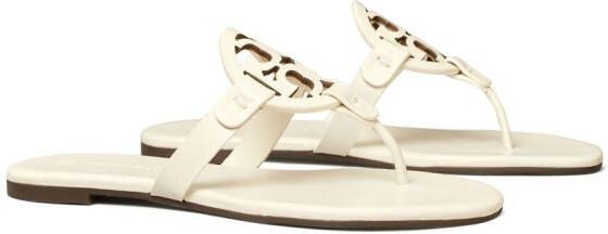 Tory Burch Miller sandalen met teenbandje Beige