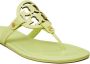 Tory Burch Miller teenslippers met logopatroon Groen - Thumbnail 3