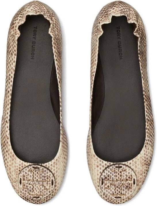 Tory Burch Minnie ballerina's Beige