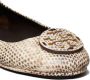 Tory Burch Minnie ballerina's Beige - Thumbnail 4