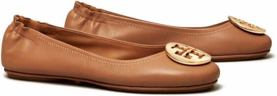 Tory Burch Minnie ballerina's Goud