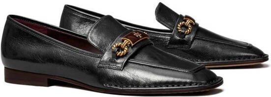 Tory Burch Perrine loafers met horsebit Zwart