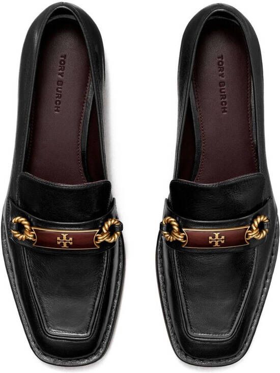 Tory Burch Perrine loafers met horsebit Zwart