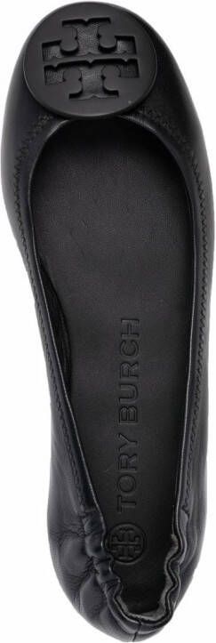 Tory Burch Minnie ballerina's Zwart