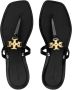 Tory Burch Roxanne Jelly slippers met T-bandje Zwart - Thumbnail 3
