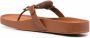 Tory Burch Sandalen met logopatch Bruin - Thumbnail 3