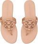 Tory Burch Slippers met logoplakkaat Bruin - Thumbnail 3