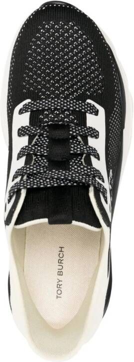 Tory Burch Sneakers met logoprint Zwart