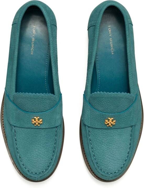 Tory Burch Suède loafers Blauw