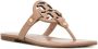 Tory Burch T-medaillon sandalen Beige - Thumbnail 2