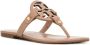 Tory Burch Sandalen met T-medaillon Beige - Thumbnail 2