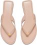 Tory Burch Teenslippers met logoplakkaat Roze - Thumbnail 3