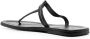TOTEME Leren sandalen Zwart - Thumbnail 3