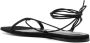 TOTEME Sandalen met striksluiting Zwart - Thumbnail 3