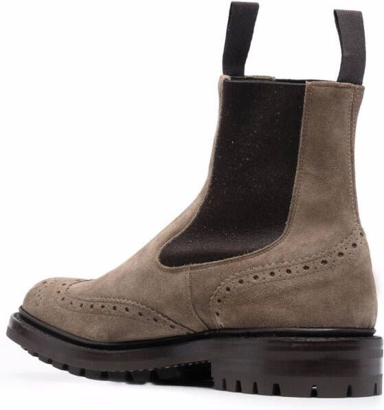 Tricker's Suède laarzen Bruin