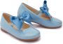 Tulleen Ballerina's met strikdetail Blauw - Thumbnail 3