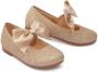 Tulleen Ballerina's met strikdetail Goud - Thumbnail 3