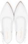 TWINSET Kids Leren ballerina's met strik-detail Wit - Thumbnail 3