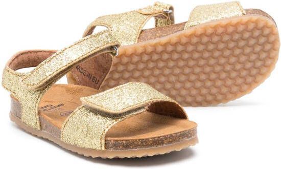 Two Con Me By Pépé Sandalen met glitter-effect Goud