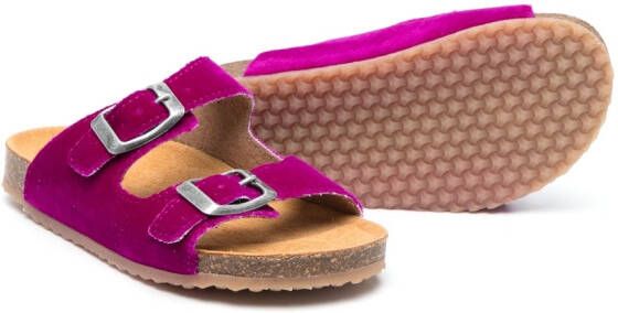 Two Con Me By Pépé Maxime fluwelen slippers Roze
