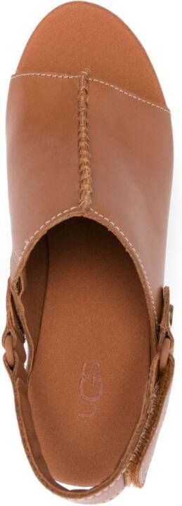 UGG Abbot 100mm wedge espadrilles Bruin