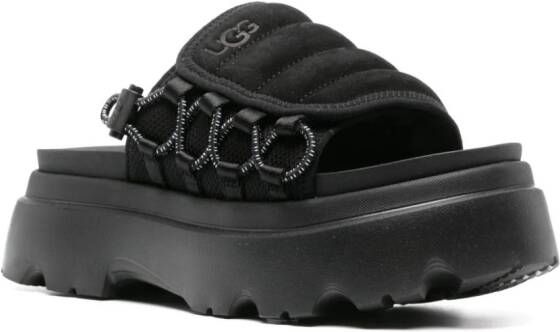 UGG Callie slippers met plateauzool Zwart