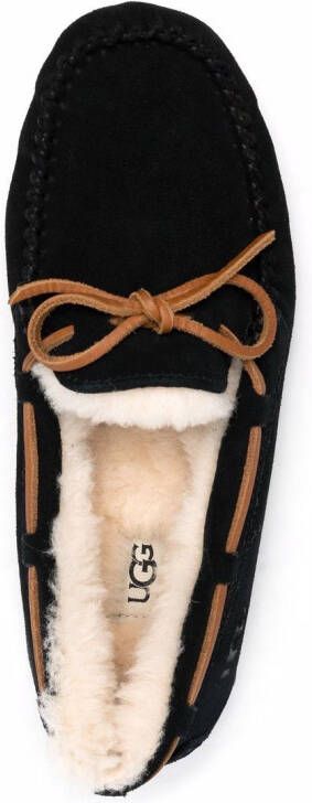 UGG Dakota suède slippers Zwart