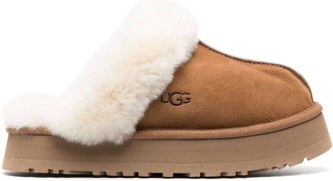 UGG Disquette suède slippers Beige