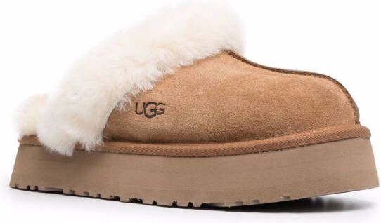 UGG Disquette suède slippers Beige