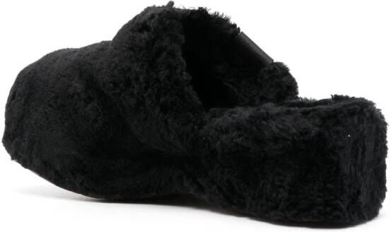 UGG Fuzz Sugar muiltjes met textuur Zwart