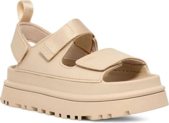 UGG Golden Glow sandalen met plateauzool Beige