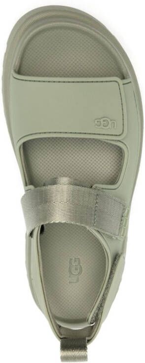 UGG GoldenGlow sandalen met logo-reliëf Groen