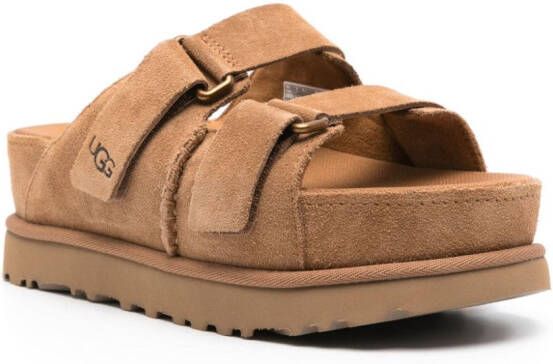 UGG Goldenstar Hi suède slippers Bruin
