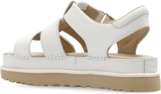 UGG Goldenstar Strap sandalen met plateauzool Wit