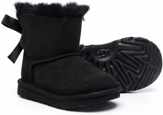 UGG Kids Bailey II enkellaarzen met strik Zwart