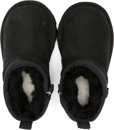 UGG Kids Classic Ultra Mini suède laarzen Zwart