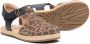 UGG Kids Emmery sandalen met luipaardprint Bruin - Thumbnail 2