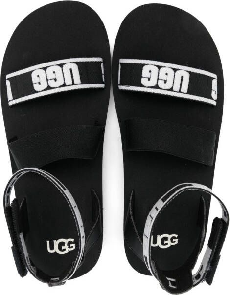 UGG Kids Sandalen met enkelbandje Zwart