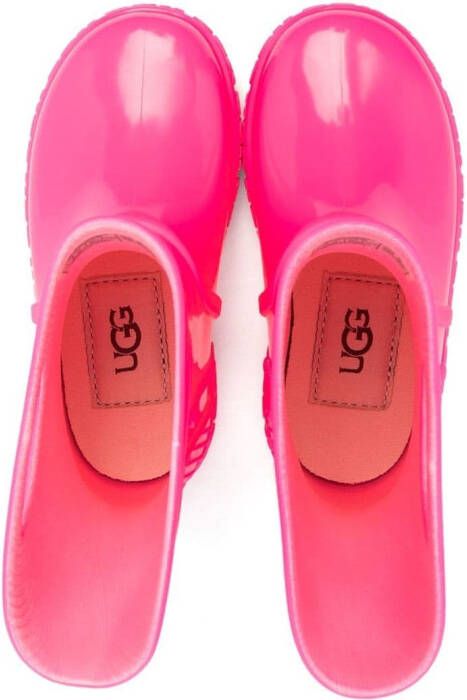 UGG Kids Regenlaarzen met ronde neus Roze