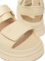 UGG Kids W Goldenglow sandalen met logo-reliëf Beige - Thumbnail 3