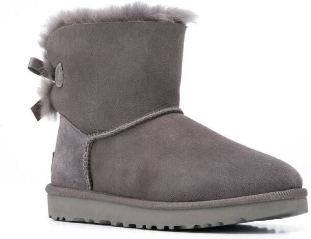 UGG Laarzen met strik Grijs - Schoenen.nl