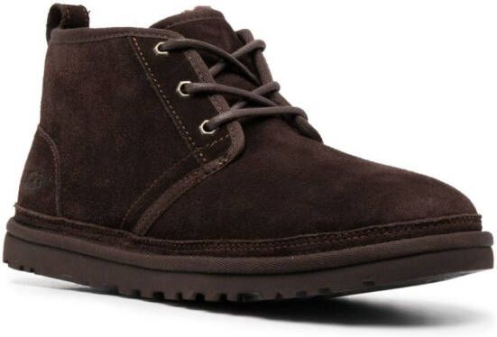 UGG Leren enkellaarzen Bruin