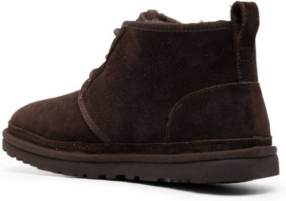 UGG Leren enkellaarzen Bruin