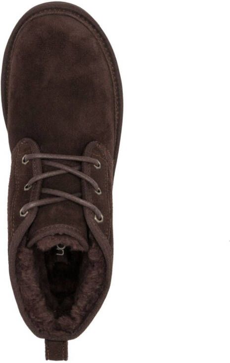 UGG Leren enkellaarzen Bruin