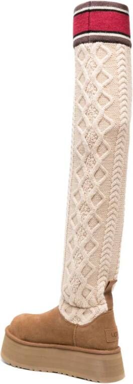 UGG Sweater overknee laarzen Bruin
