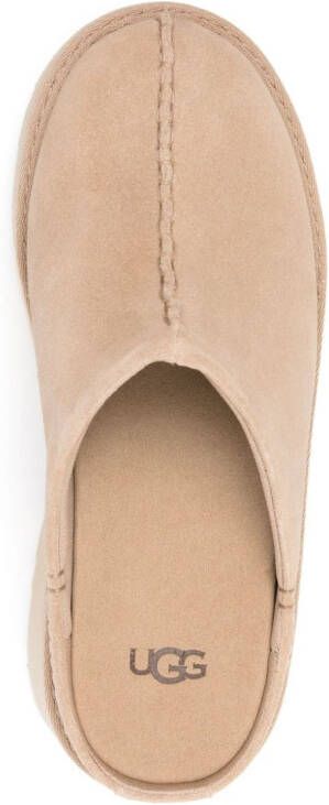 UGG New Heights suède slippers Beige