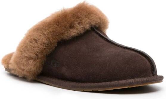UGG Scuffette slippers van imitatiebont Bruin