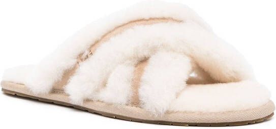 UGG Scuffita slippers met open neus Wit