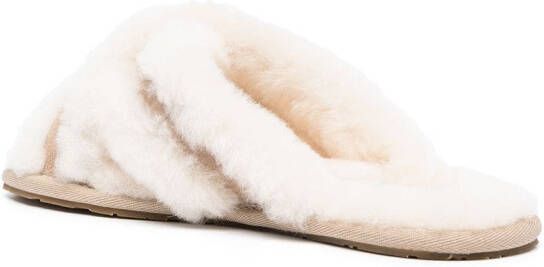 UGG Scuffita slippers met open neus Wit