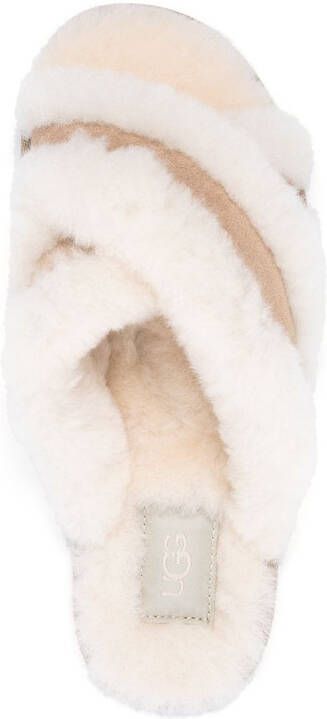 UGG Scuffita slippers met open neus Wit